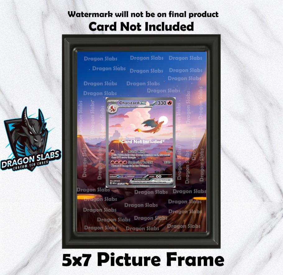 Charizard EX SIR 199/165 Pokemon 151 Extended Art Frame 5x7 Frame