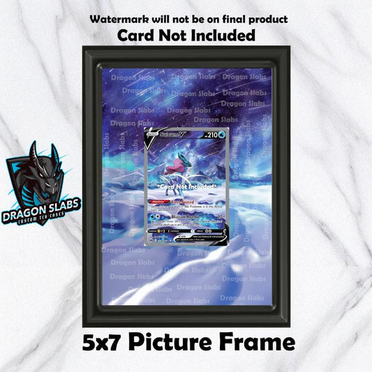 Suicune V GG38 Crown Zenith Pokemon Extended Art Frame 5x7 Frame