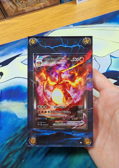 X3 Pokemon Charizard V Vstar Vmax SWSH260 261 262 Promo Custom Display Cases Extended Artwork