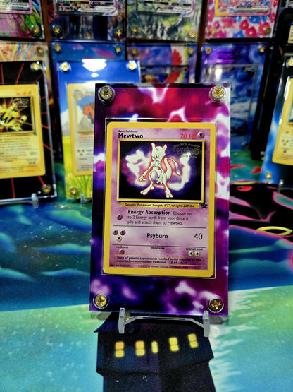 Pokemon Mewtwo Black Star Promo #3 Extended Art Custom Case