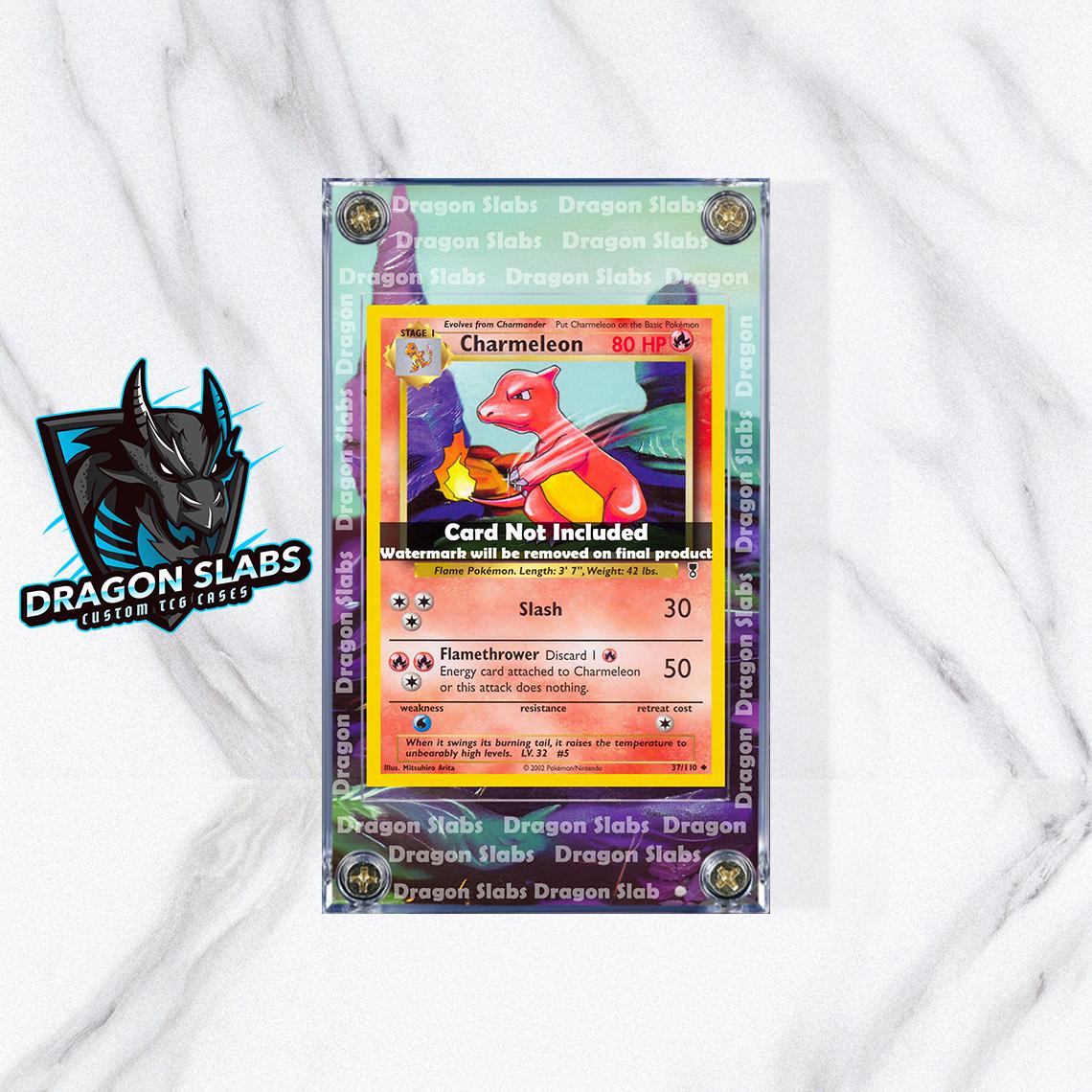 Pokemon Charmeleon Base Set Extended Artwork Display Case