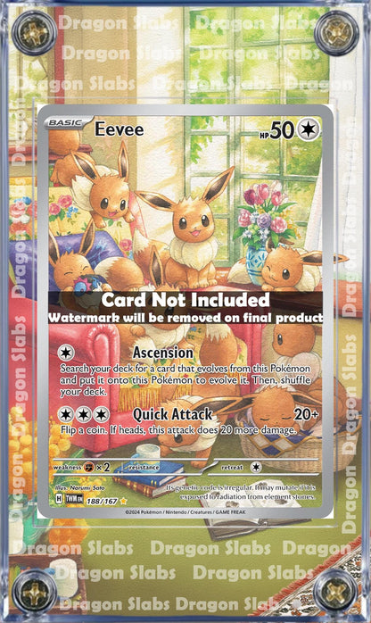 Pokemon Eevee 188 IR Twilight Masquerade Extended Artwork Case