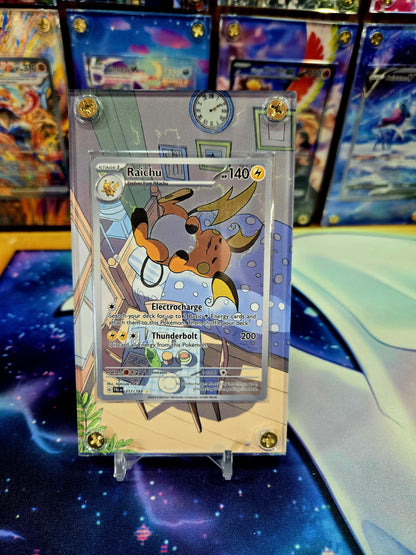 Pokemon Raichu 211/193 Paldea Evolved Extended Art Case