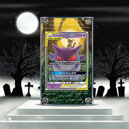 Pokemon Gengar And Mimikyu GX Tag Team Sun And Moon 53/181 Extended Artwork Case