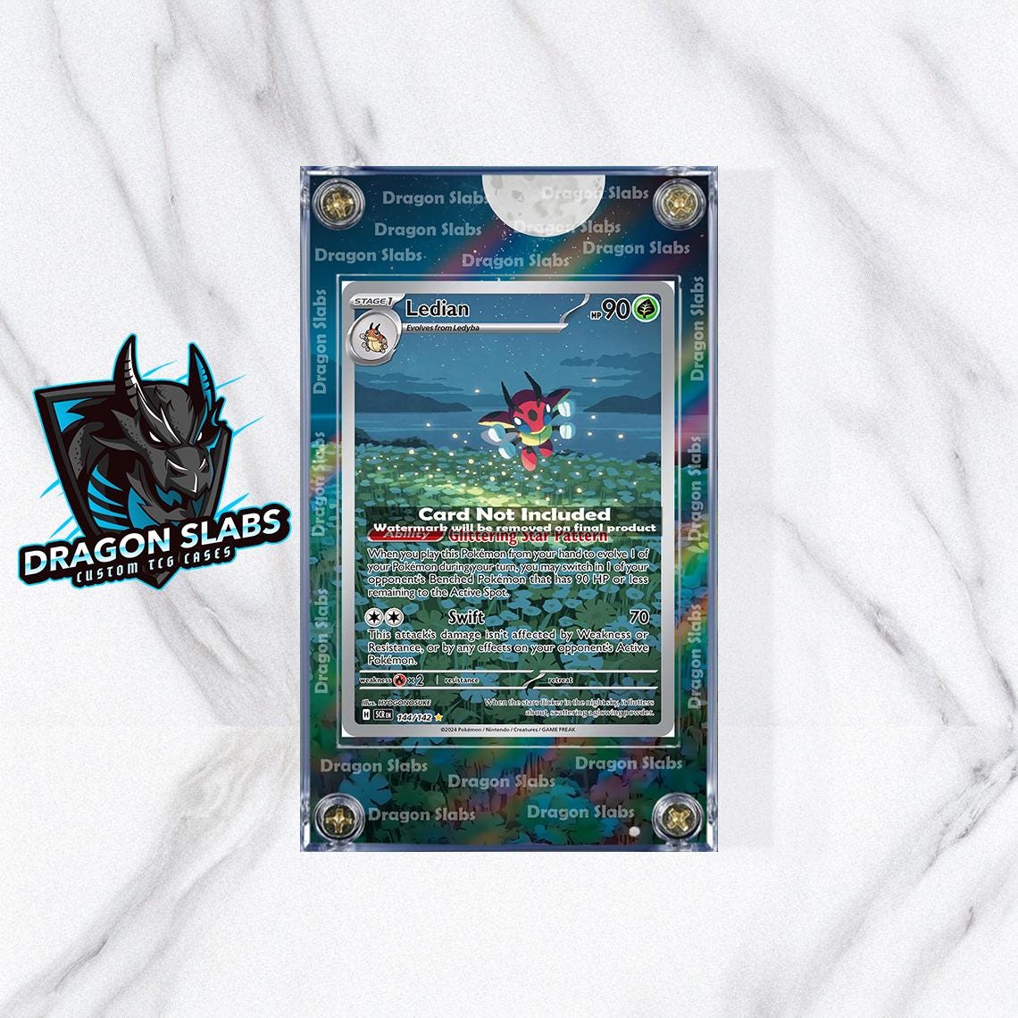 Pokemon Ledian Stellar Crown IR 144/142 Extended Artwork Case
