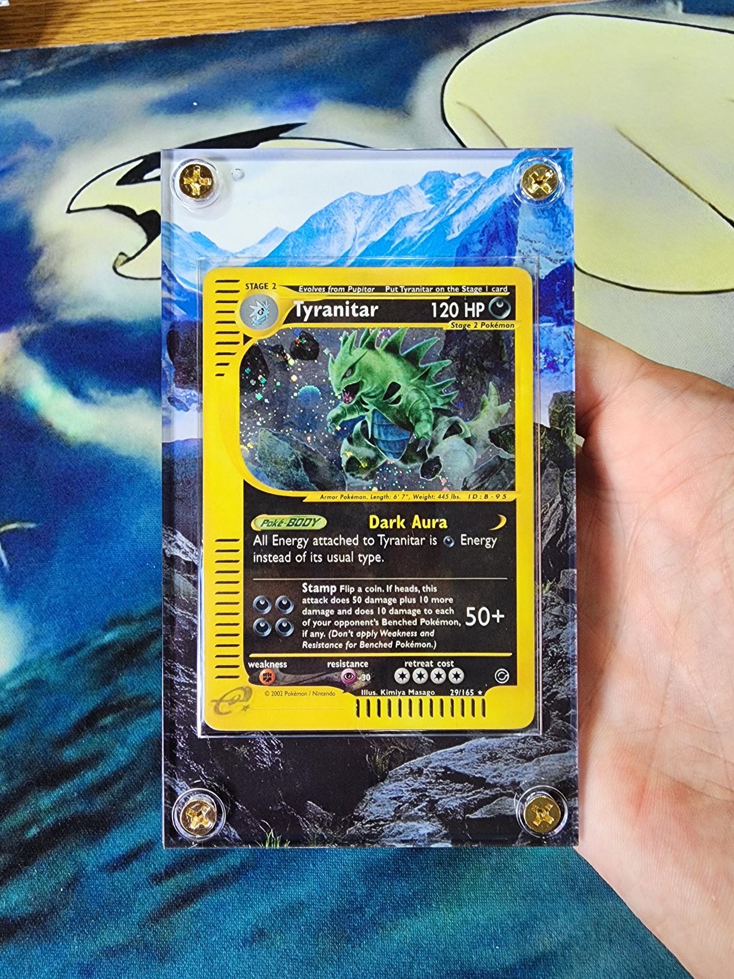 Pokemon Tyranitar 66/165 29/165 Expedition Extended Artwork Case