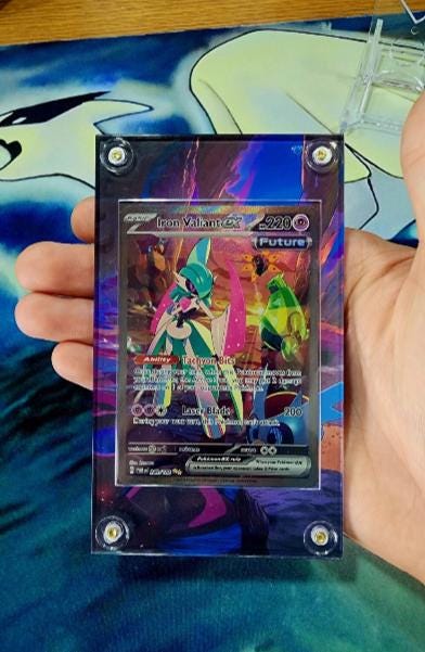 Pokemon Iron Valiant EX SIR 249/182 Paradox Rift Extended Artwork Case