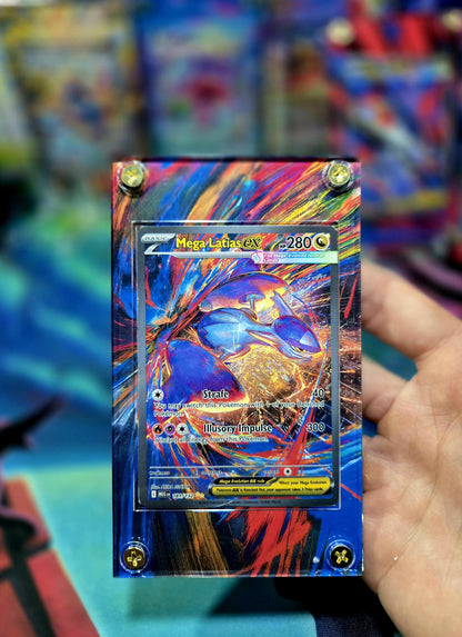 x2 Pokemon Mega Latias EX 181 163 Mega Evolution Extended Art Custom Cases
