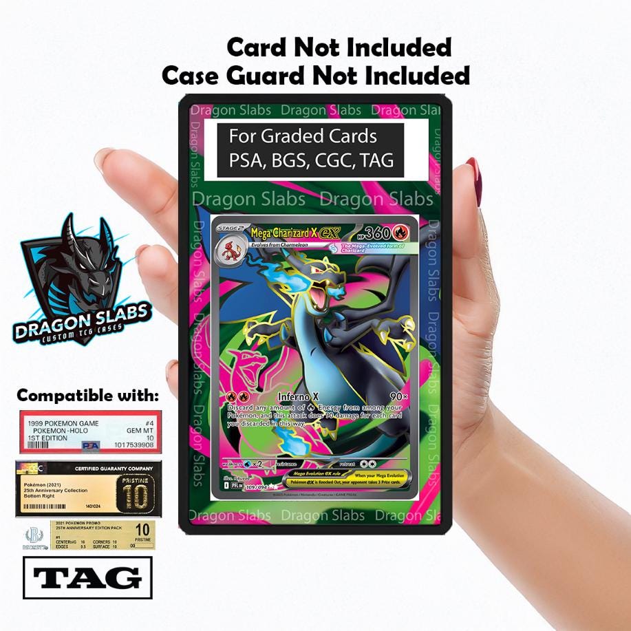 Mega Charizard X Ex 109 Phantasmal Flames PSA bgs CGC tag Extended Artwork Pokemon