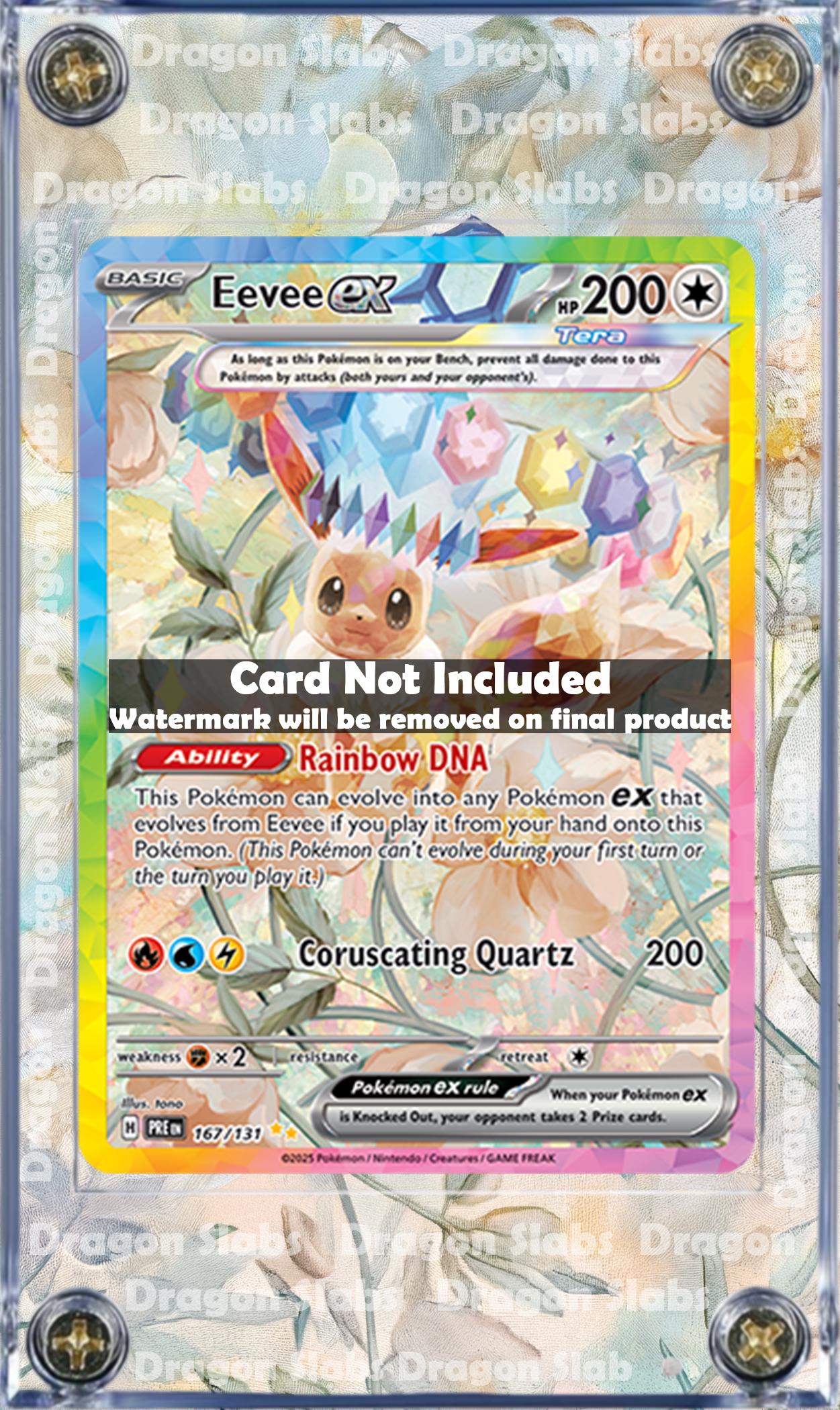 Pokemon Eevee EX SIR 167/131 Prismatic Evolutions Custom Case