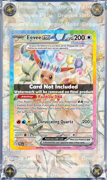 Pokemon Eevee EX SIR 167/131 Prismatic Evolutions Custom Case