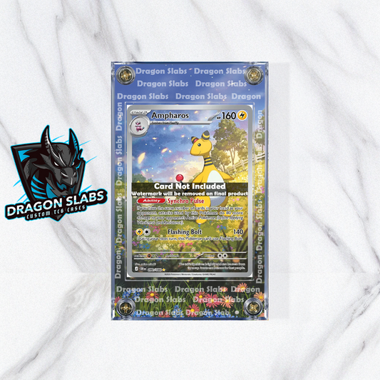 Pokemon Ampharos IR 090/086 Chaos Rising Extended Artwork Case