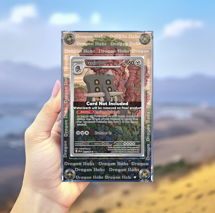 Pokemon Bastiodon IR 093/084 Pitch Black Extended Artwork Case