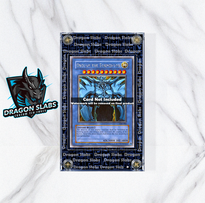 Yugioh Blue Hieroglyphics Obelisk The Tormentor Extended Artwork Case