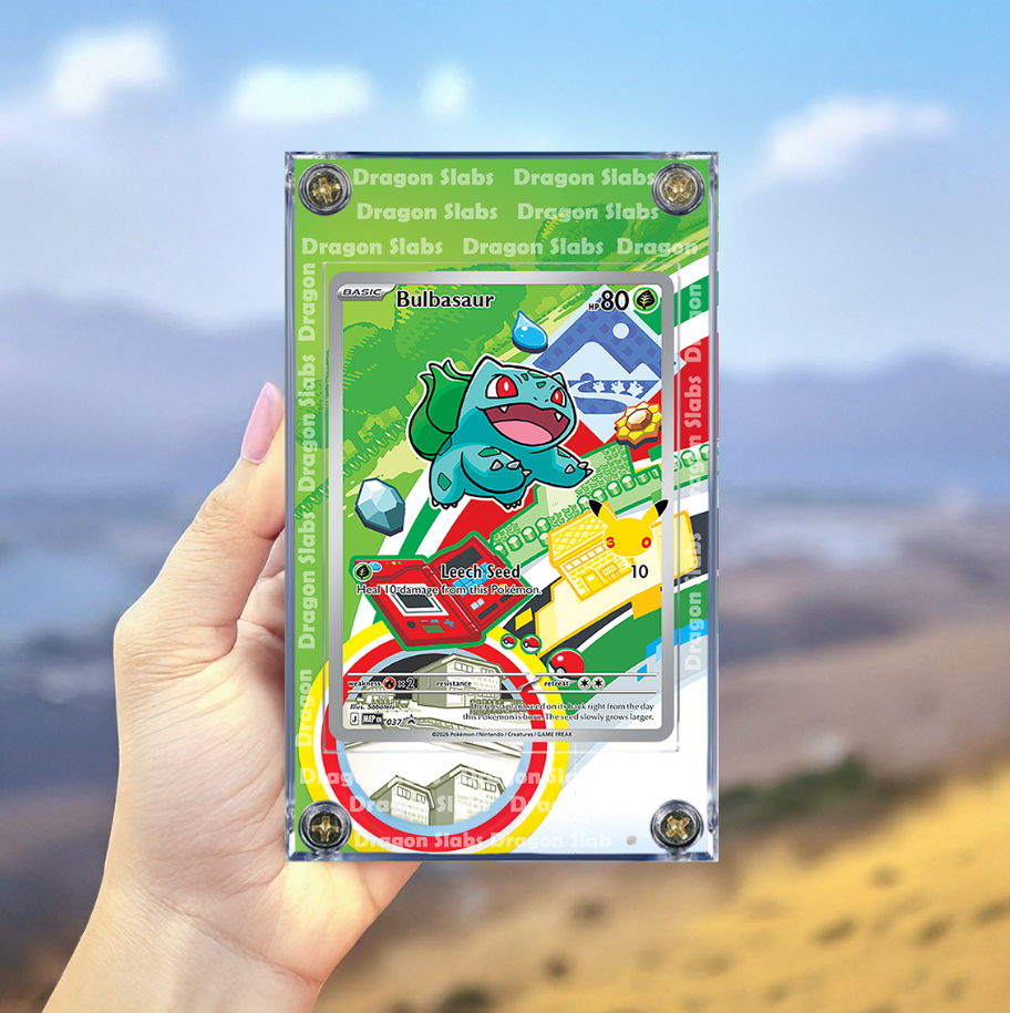 Pokemon Bulbasaur 037 First Partner Promo 30th Anniversary Extended Artwork Case