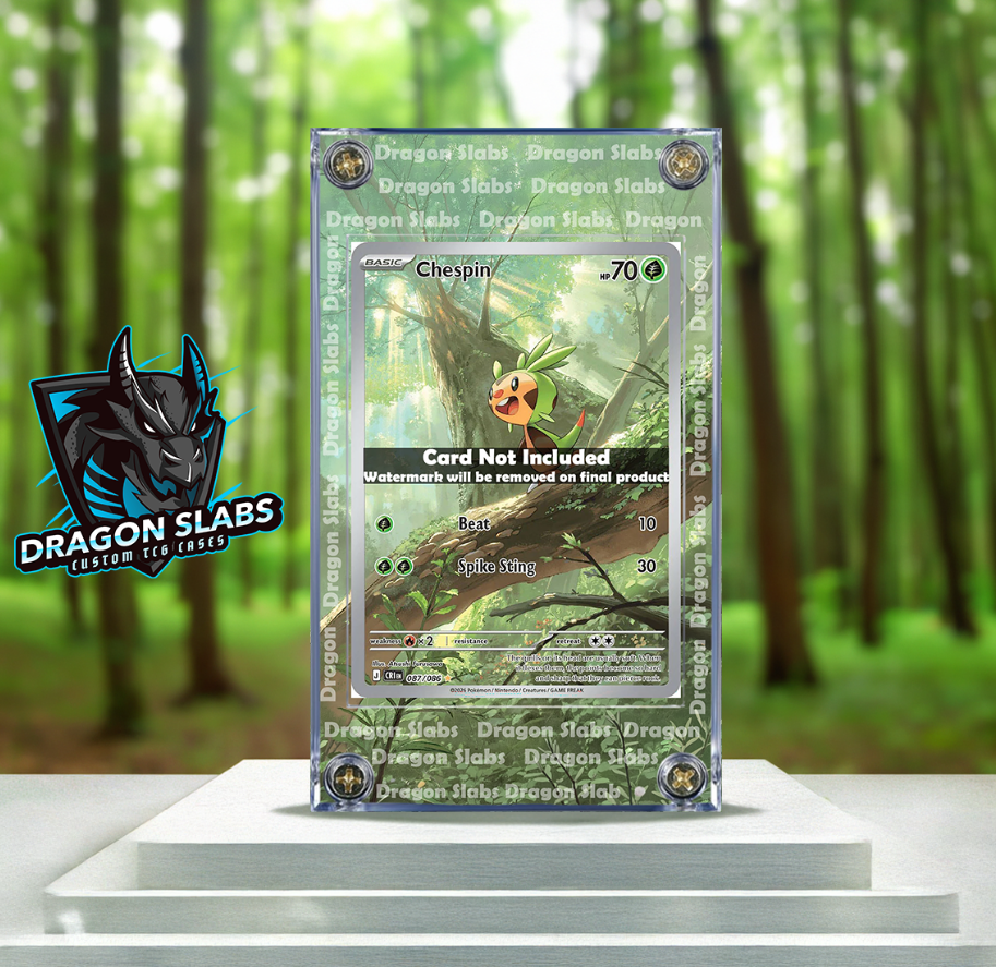 Pokemon Chespin 087/086 Chaos Rising Extended Artwork Case
