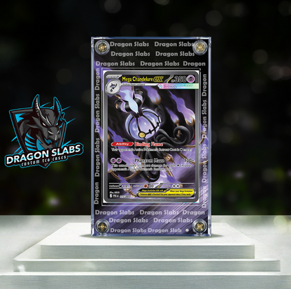 Pokemon Mega Chandelure EX 115/084 Pitch Black Extended Artwork Case
