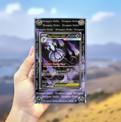 Pokemon Mega Chandelure EX 115/084 Pitch Black Extended Artwork Case