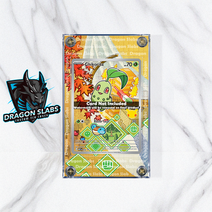 Pokemon Chikorita 046 Promo First Partner Series 2 Extended Artwork Case