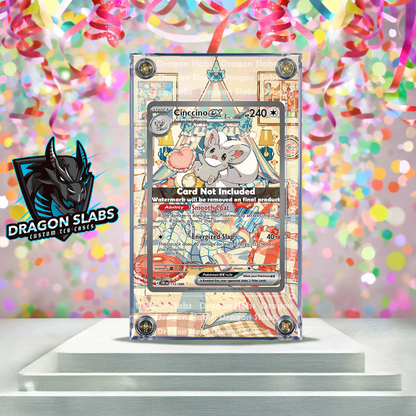 Pokemon Cinccino EX 119/086 SIR Chaos Rising Extended Artwork Case