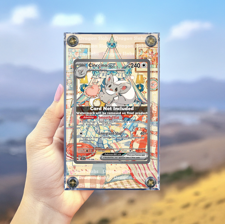Pokemon Cinccino EX 119/086 SIR Chaos Rising Extended Artwork Case