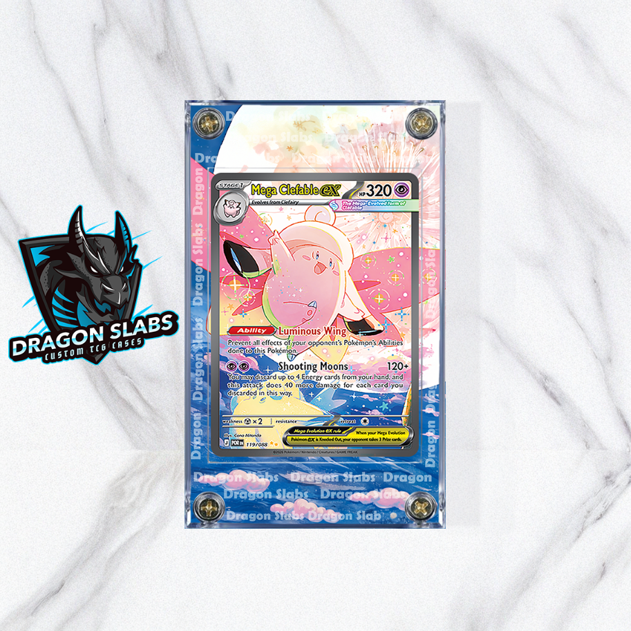 Pokemon Mega Clefable EX 119/088 Perfect Order Extended Artwork Case