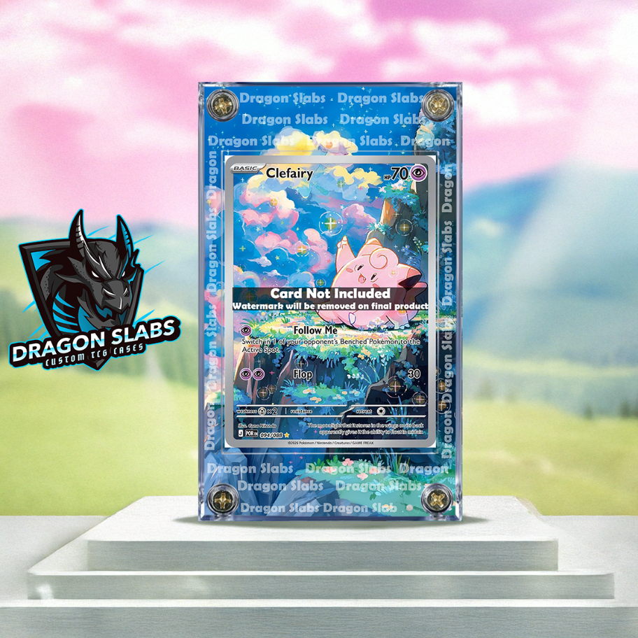 x2 Pokemon Clefairy & Clefable 094 119 Perfect Order Extended Artwork Cases