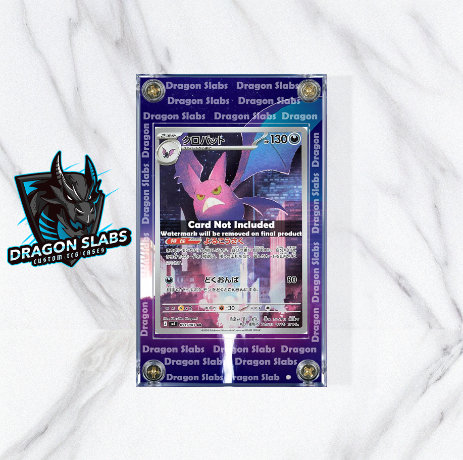 Pokemon Crobat AR 091/083 Ninja Spinner Extended Artwork Case