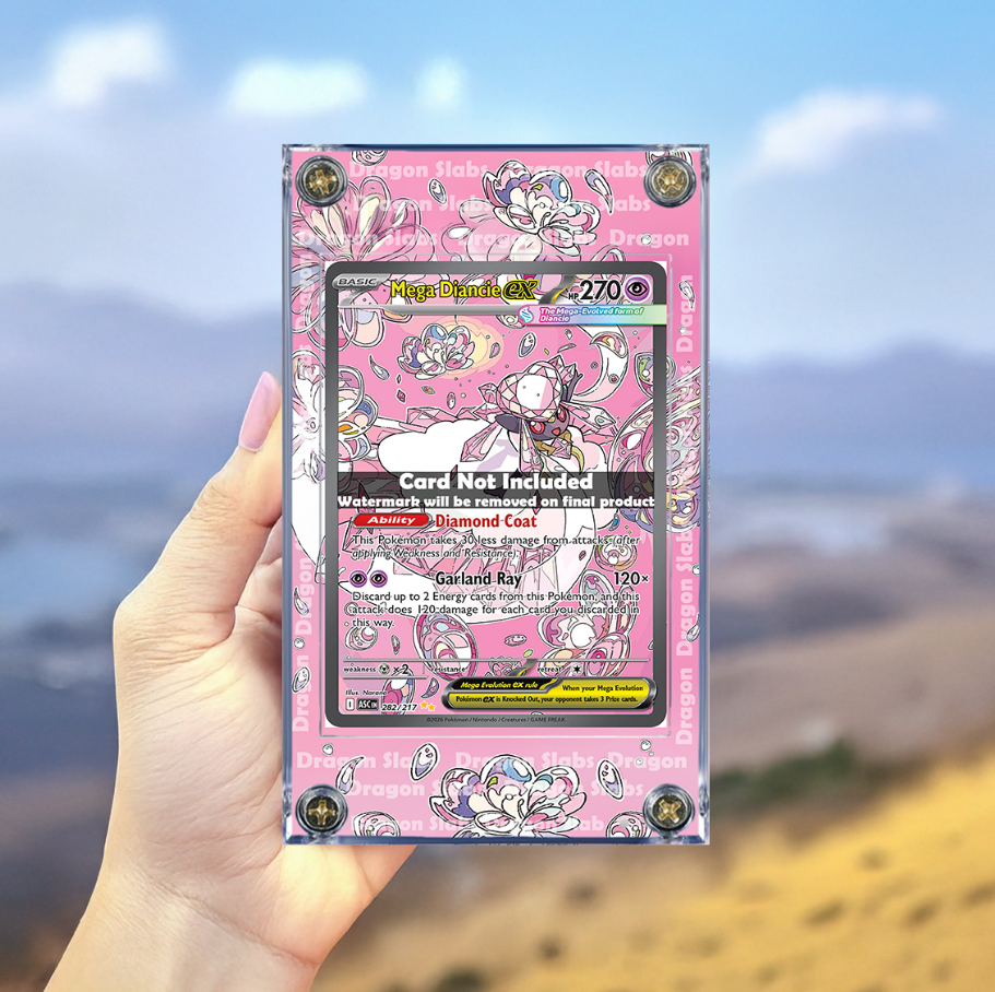 Pokemon Mega Diancie EX 282/217 Ascended Heroes Extended Artwork Case