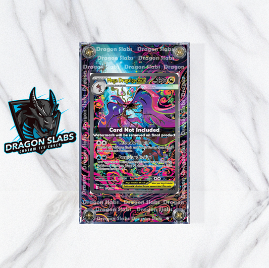 Pokemon Mega Dragalge EX 118/086 Chaos Rising Extended Artwork Case