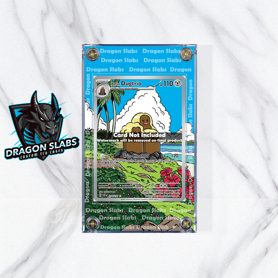 Pokemon Alolan Dugtrio 208/191 Surging Sparks Extended Artwork Case