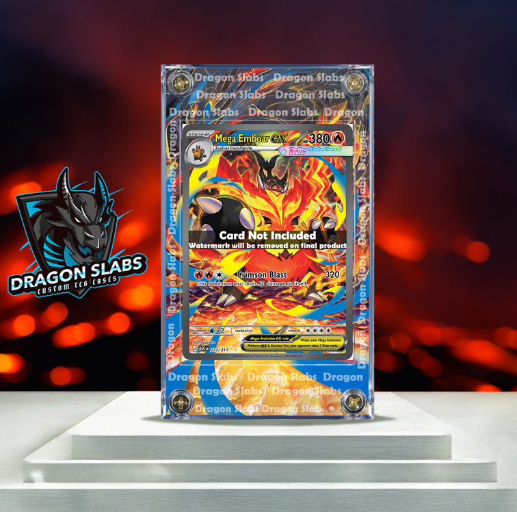 Pokemon Mega Emboar EX 273/217 Ascended Hereos Extended Artwork Case
