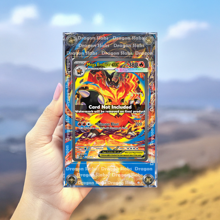 Pokemon Mega Emboar EX 273/217 Ascended Hereos Extended Artwork Case