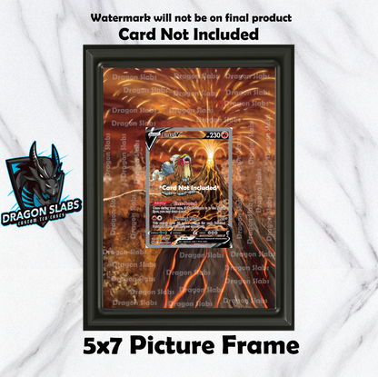 Entei V GG36/GG70 Crown Zenith Pokemon Extended Art Frame 5x7 Frame