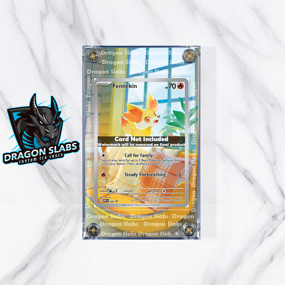 Pokemon Fennekin 080 Promo ETB Chaos Rising Extended Artwork Case