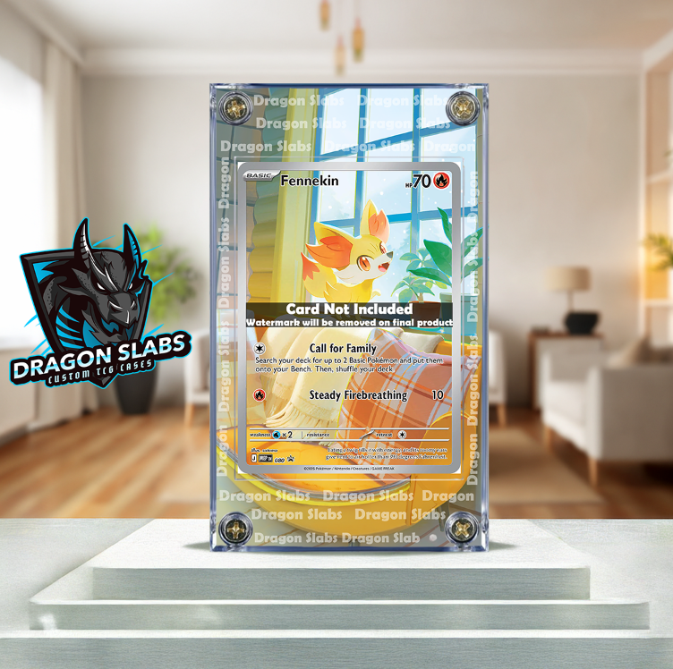 Pokemon Fennekin 080 Promo ETB Chaos Rising Extended Artwork Case