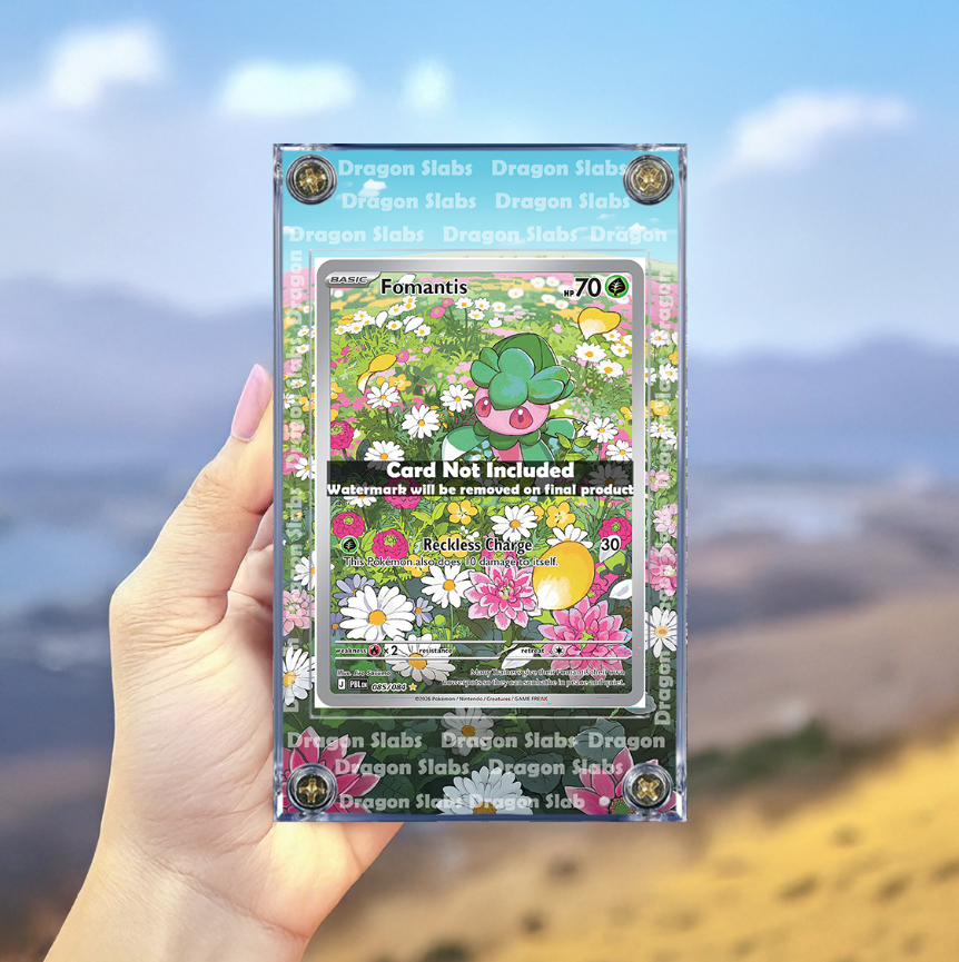 Pokemon Fomantis IR 085/084 Pitch Black Extended Artwork Case