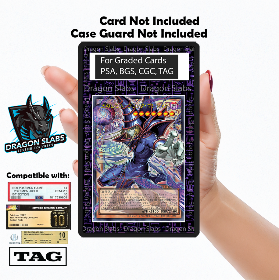 Yugioh Purple Hieroglyphics Dark Magician PSA bgs CGC tag Extended Artwork