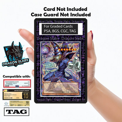 Yugioh Purple Hieroglyphics Dark Magician PSA bgs CGC tag Extended Artwork