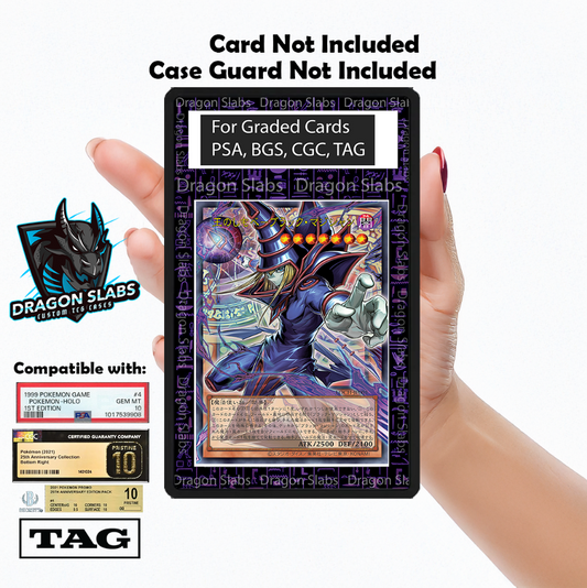 Yugioh Purple Hieroglyphics Dark Magician PSA bgs CGC tag Extended Artwork