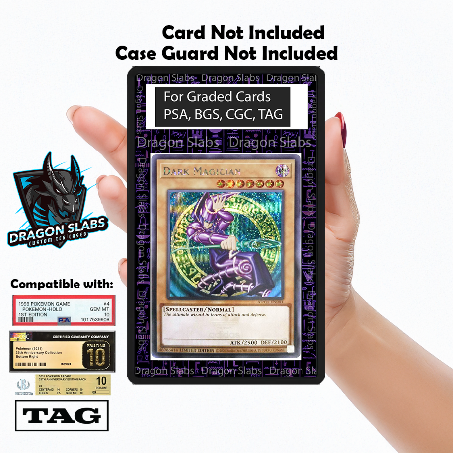 Yugioh Purple Hieroglyphics Dark Magician PSA bgs CGC tag Extended Artwork