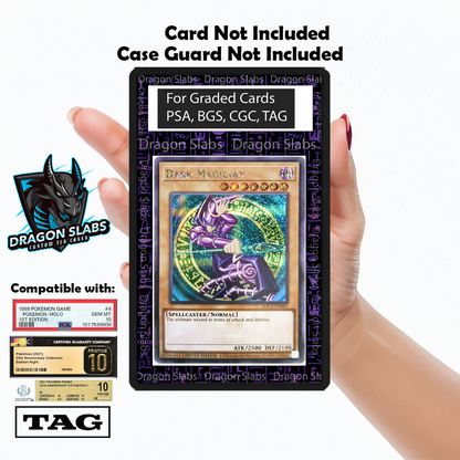 Yugioh Purple Hieroglyphics Dark Magician PSA bgs CGC tag Extended Artwork