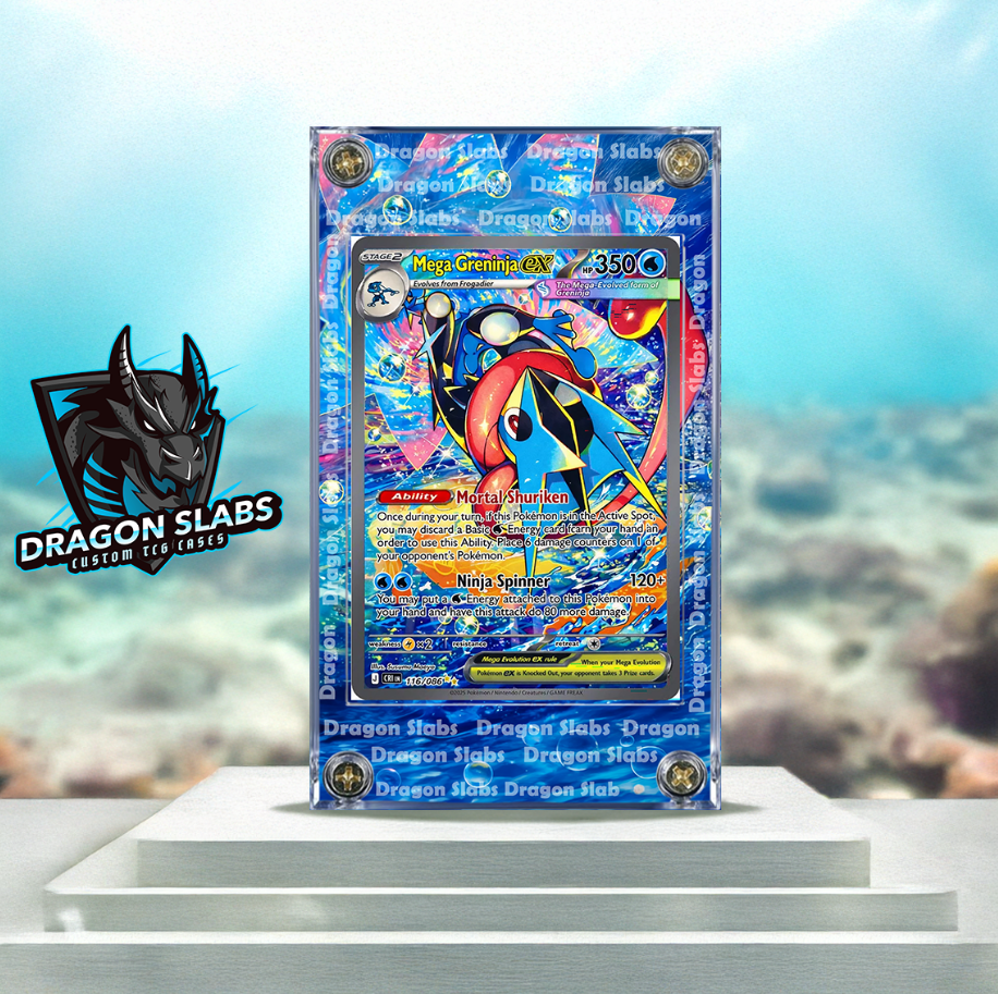 Pokemon Mega Greninja EX 116/086 Chaos Rising Extended Artwork Case