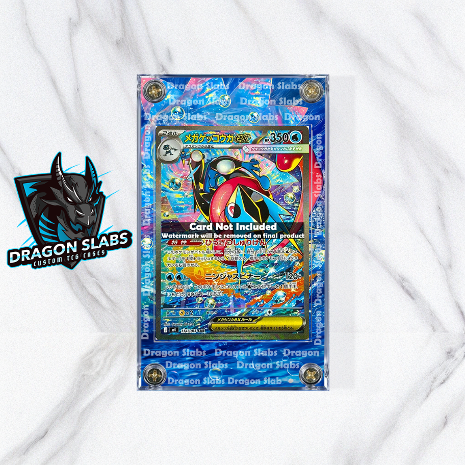 Pokemon Mega Greninja EX 114/083 SAR Ninja Spinner Extended Artwork Case