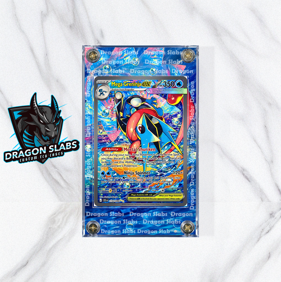 Pokemon Mega Greninja EX 116/086 Chaos Rising Extended Artwork Case