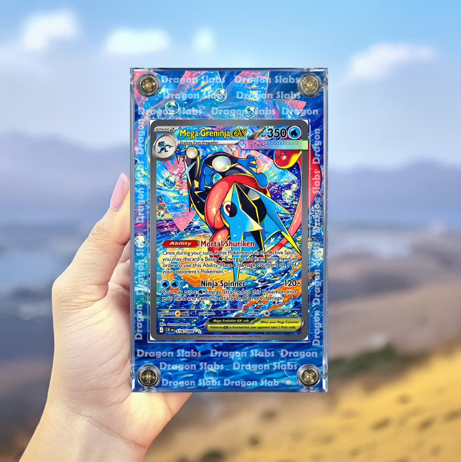 Pokemon Mega Greninja EX 116/086 Chaos Rising Extended Artwork Case
