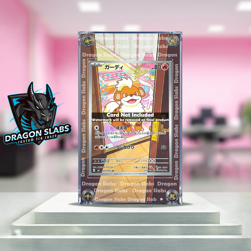 Pokemon Growlithe 078/076 Storm Emeralda Extended Artwork Case