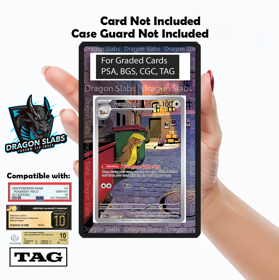 Gumshoos IR 153/132 Mega Evolution Psa Bgs Cgc Tag Extended Artwork Pokemon TCG