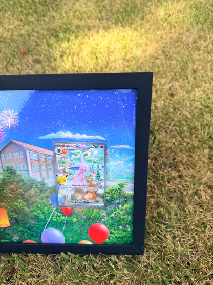 Umbreon & Espeon Promos 30th Anniversary Celebrations 8.5 x 11" Display Frame