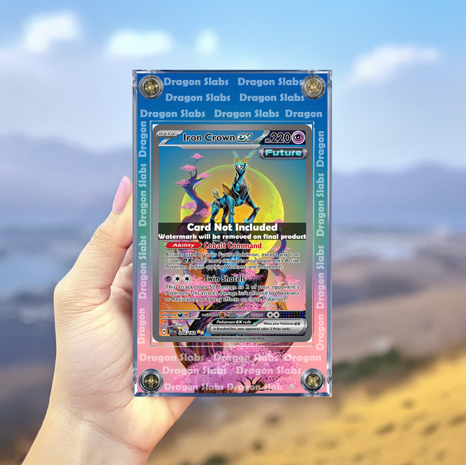 Pokemon Iron Crown EX 206/162 Temporal Forces Extended Artwork Case